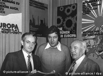 Grüne für die Europa-Wahl. Herbert Gruhl wurde bei einem Treffen am 18. März 1979 von verschiedenen grünen Parteien und Bürgerinitiativen als Spitzenkandidat für eine gemeinsame Betätigung bei der Europa-Wahl gewählt